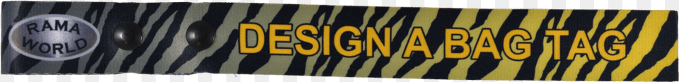 Yellow And Black Tiger Stripes Label, Accessories, Belt Free Transparent Png