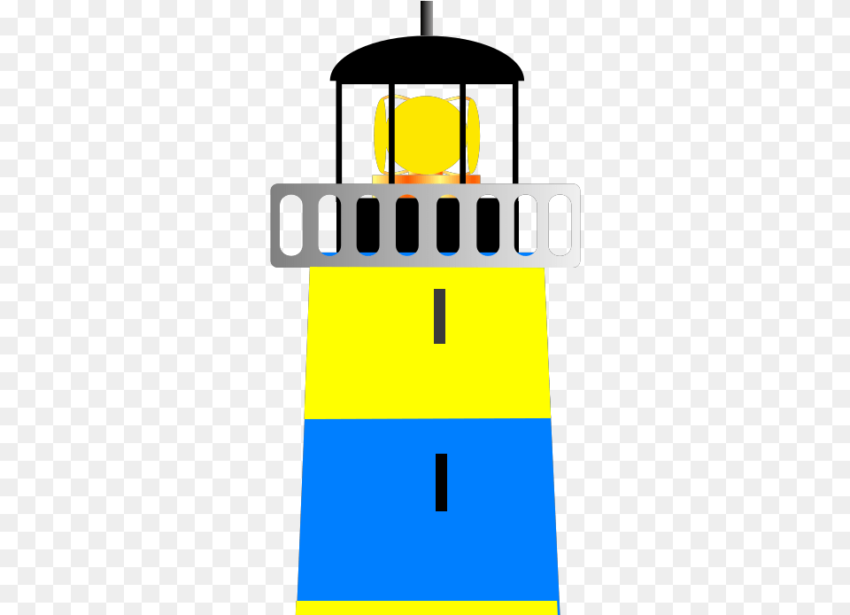 Yellow And Blue Lighthouse Svg Clip Arts Lighthouse Clip Art Free Png Download