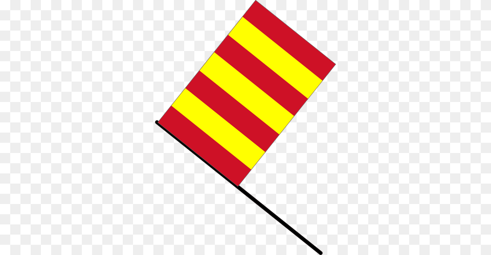 Yellow And Red Striped Flag Vector Clip Art Free Png Download