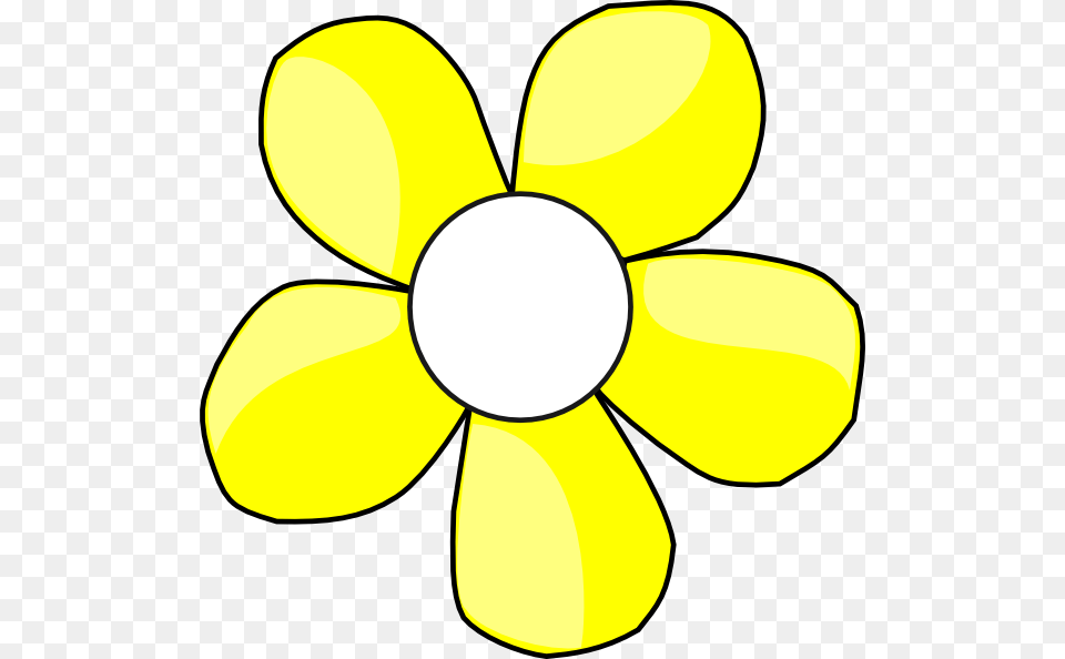 Yellow And White Daisy Clip Art, Flower, Plant, Daffodil, Petal Png Image