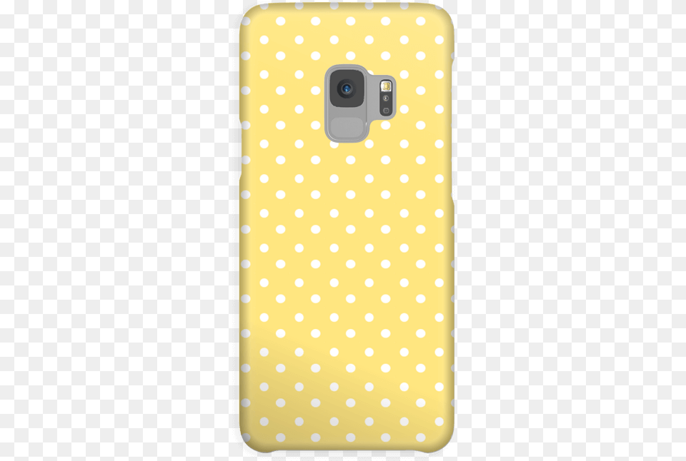 Yellow And White Dots Galaxy S9 Case Mobile Phone Case, Pattern, Electronics, Mobile Phone, Polka Dot Free Png