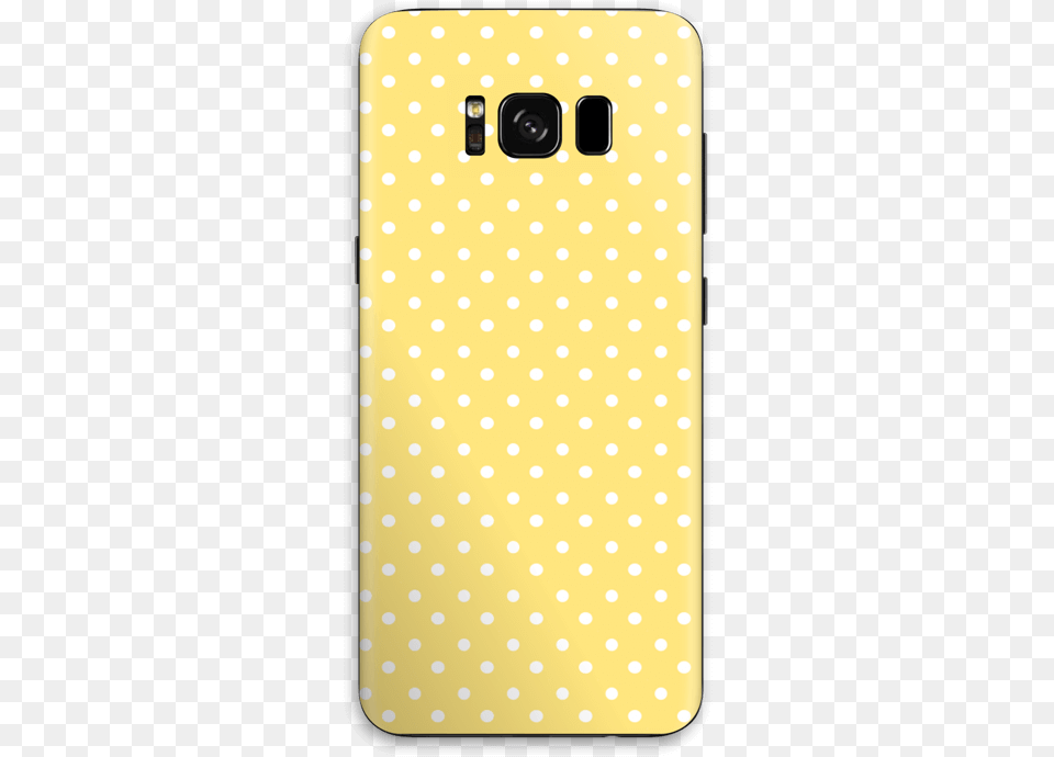 Yellow And White Dots Skin Galaxy S8 Polka Dot, Pattern, Electronics, Phone, Mobile Phone Free Png