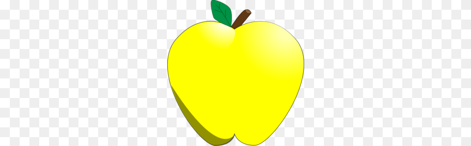 Yellow Apple Clip Art, Plant, Produce, Fruit, Food Png Image