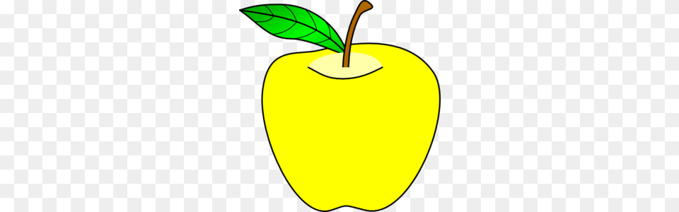 Yellow Apple Clip Art Quiet Book Clip Art Yellow, Plant, Produce, Fruit, Food Png Image