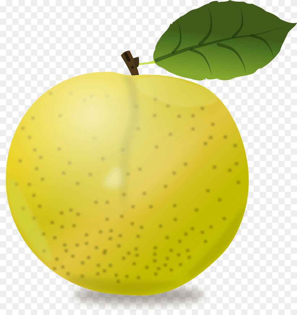 Yellow Apple Clipart, Food, Fruit, Plant, Produce Free Png Download