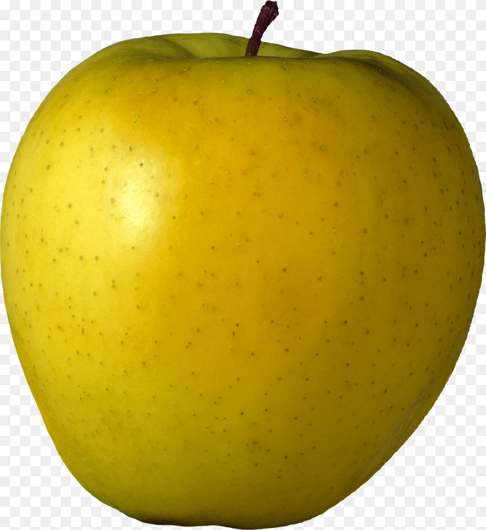 Yellow Apple With Transparent Background, Food, Fruit, Plant, Produce Png