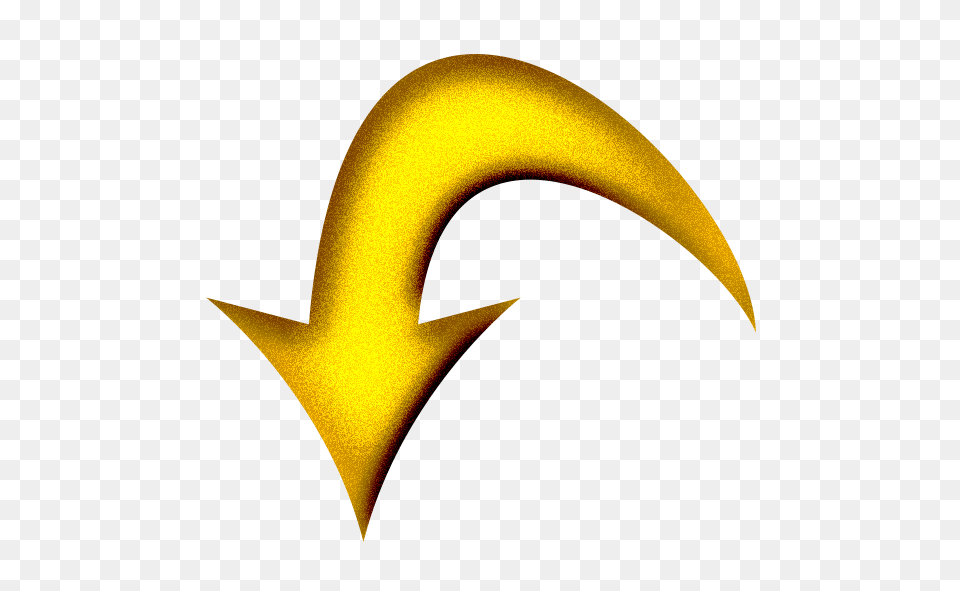 Yellow Arrow Curved Down, Face, Head, Person, Logo Free Transparent Png