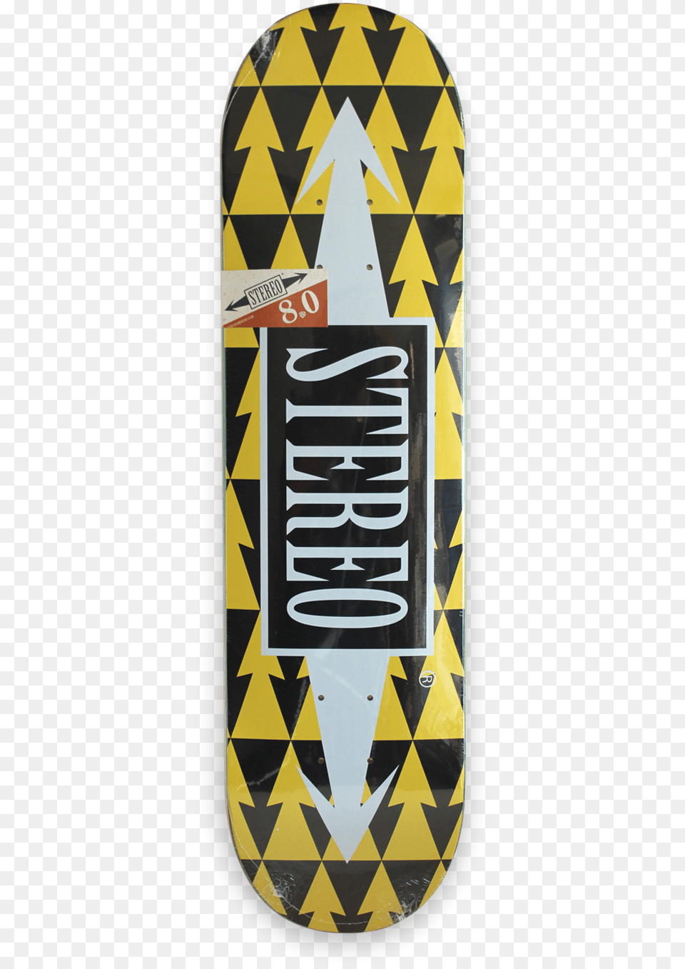 Yellow Arrow Stereo Skateboards, Sticker, Skateboard, Logo Free Transparent Png