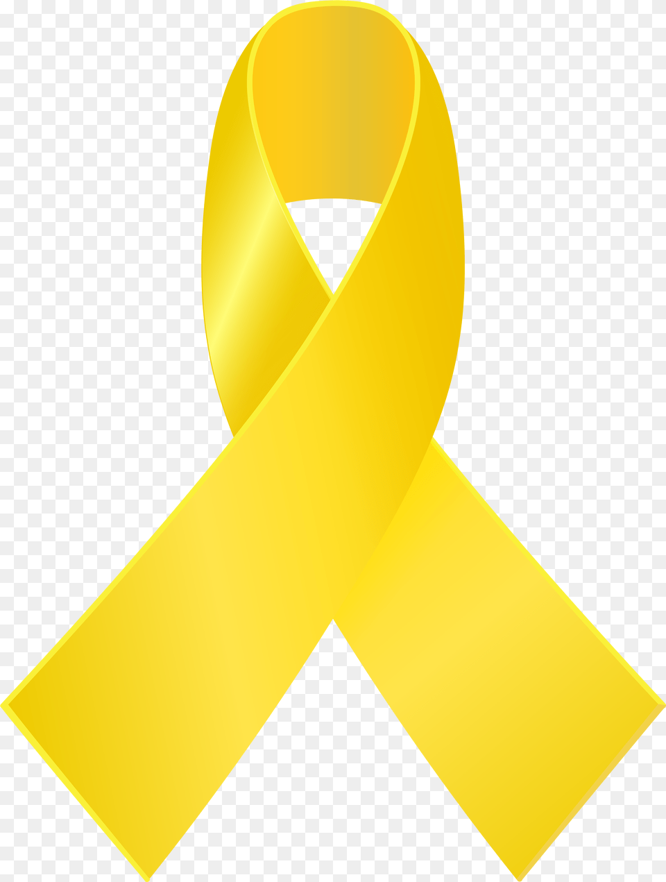 Yellow Awareness Ribbon Clip Art Yellow Awareness Ribbon, Accessories, Formal Wear, Gold, Tie Png Image