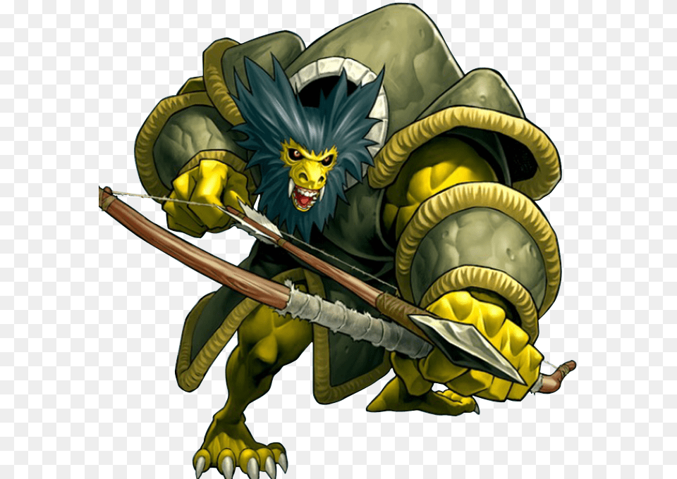 Yellow Baboon Archer Of The Forest, Baby, Person, Weapon Png Image