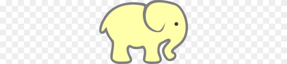 Yellow Baby Elephant Clip Art, Animal, Mammal, Wildlife, Hockey Png