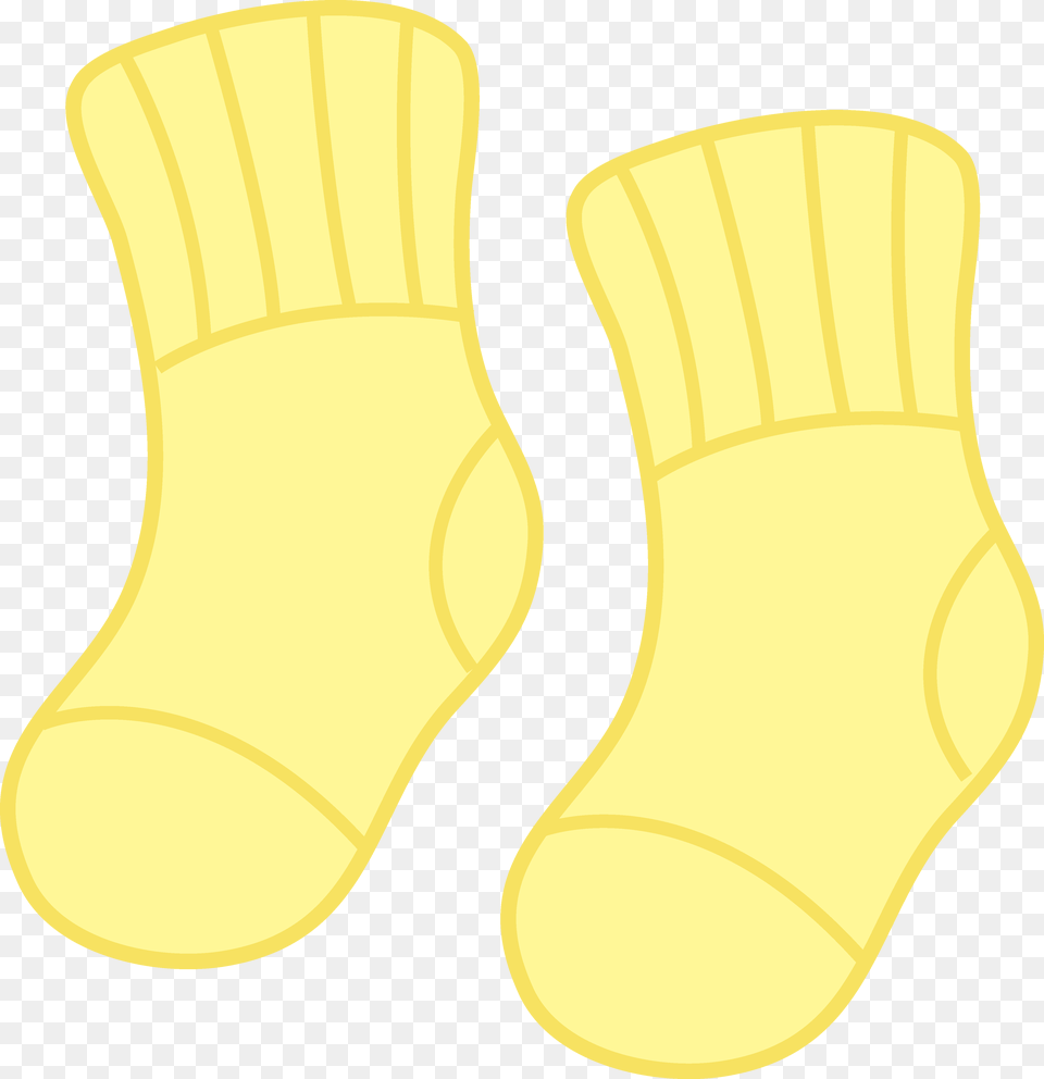 Yellow Baby Socks, Clothing, Hosiery, Sock, Diaper Png