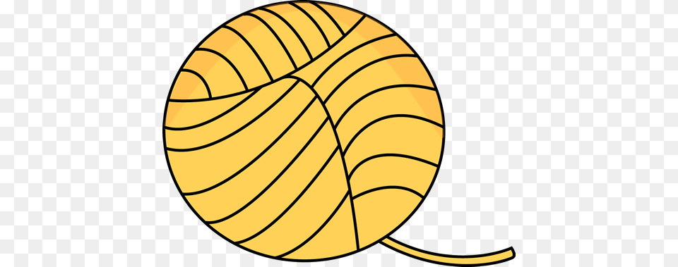 Yellow Ball Of Yarn Kolory Yarns Clip Art And Teacher, Sphere, Food, Fruit, Plant Free Png