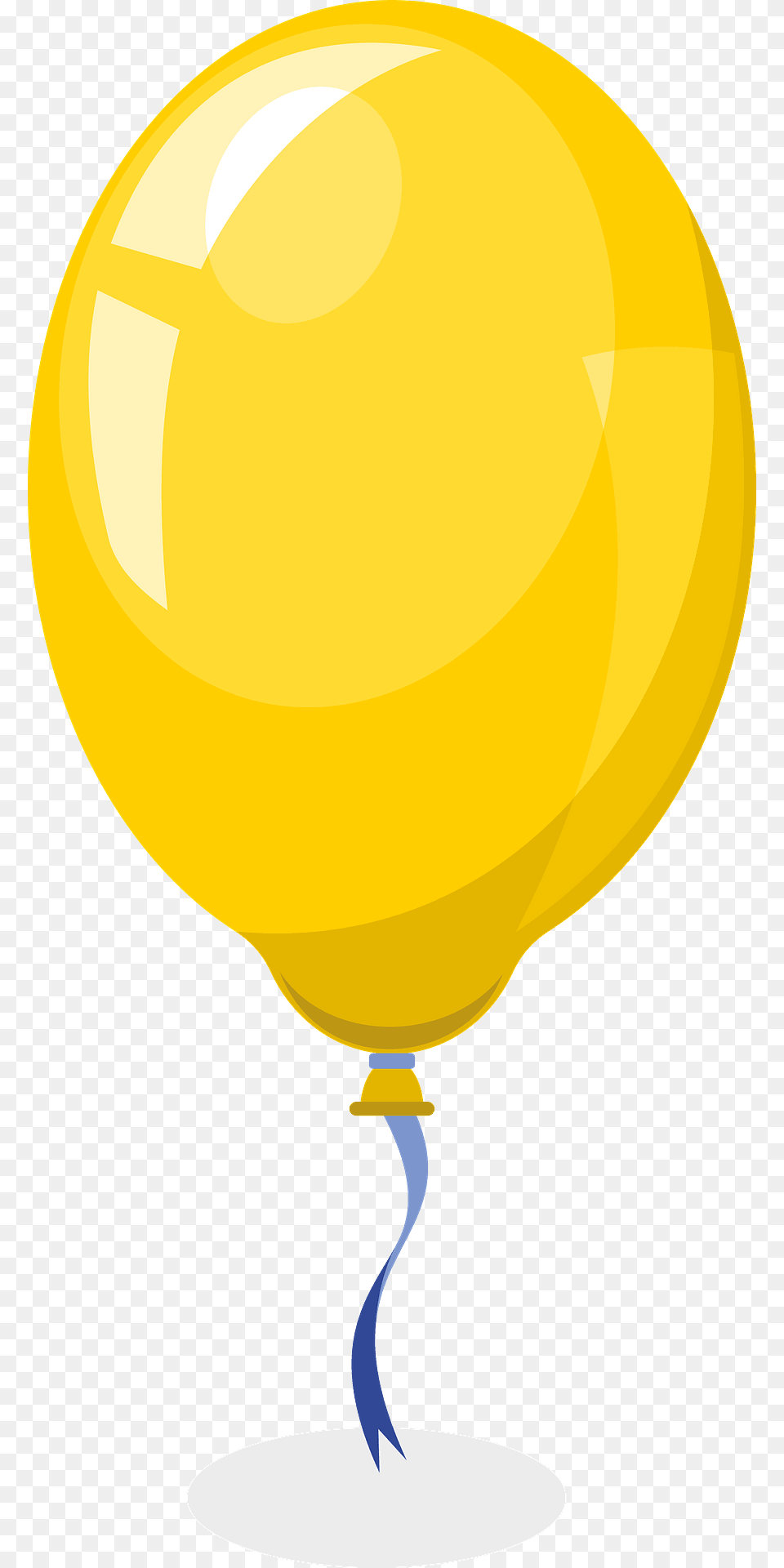Yellow Balloon Clipart Free Png