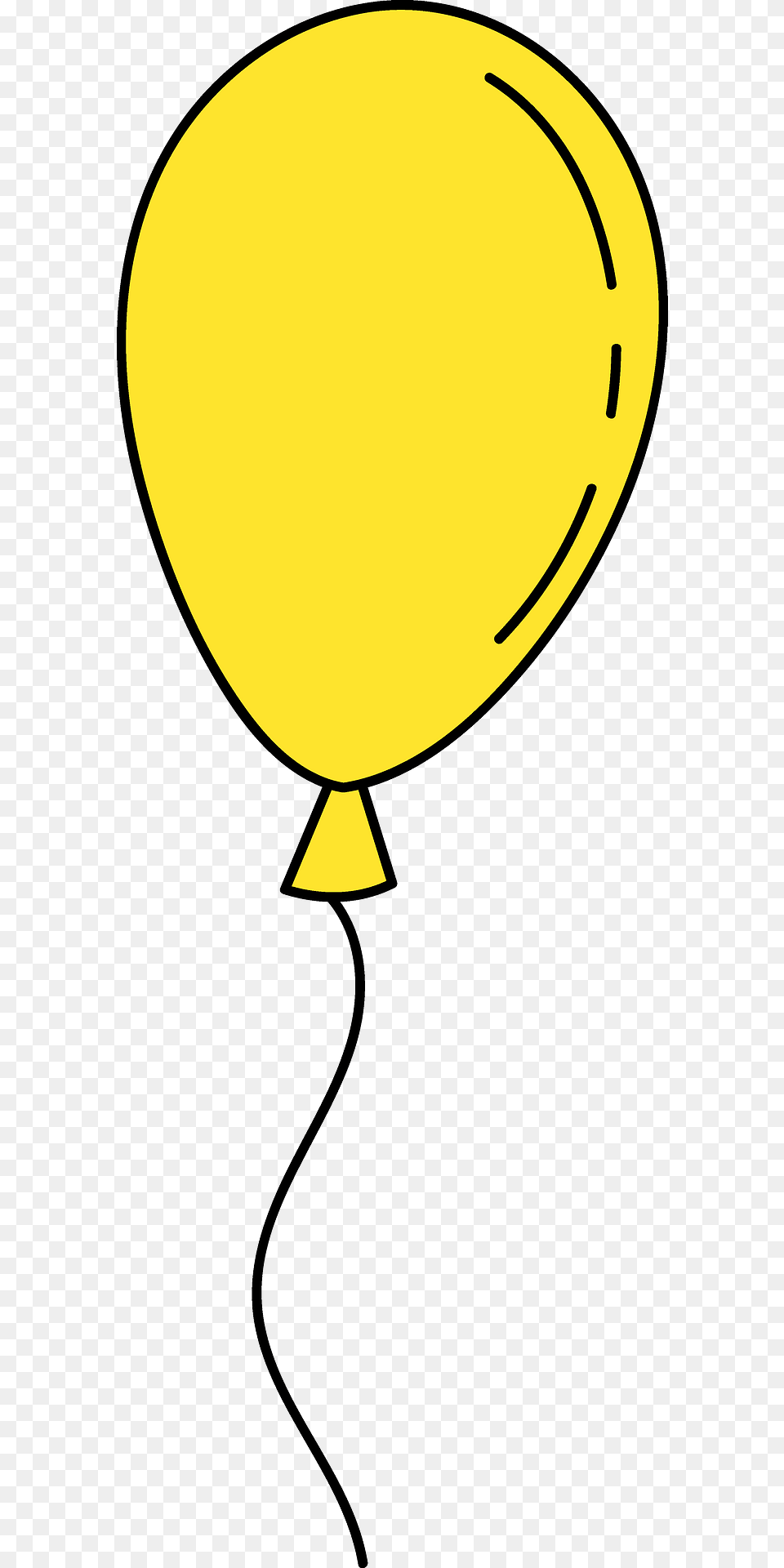 Yellow Balloon Clipart, Lighting Png