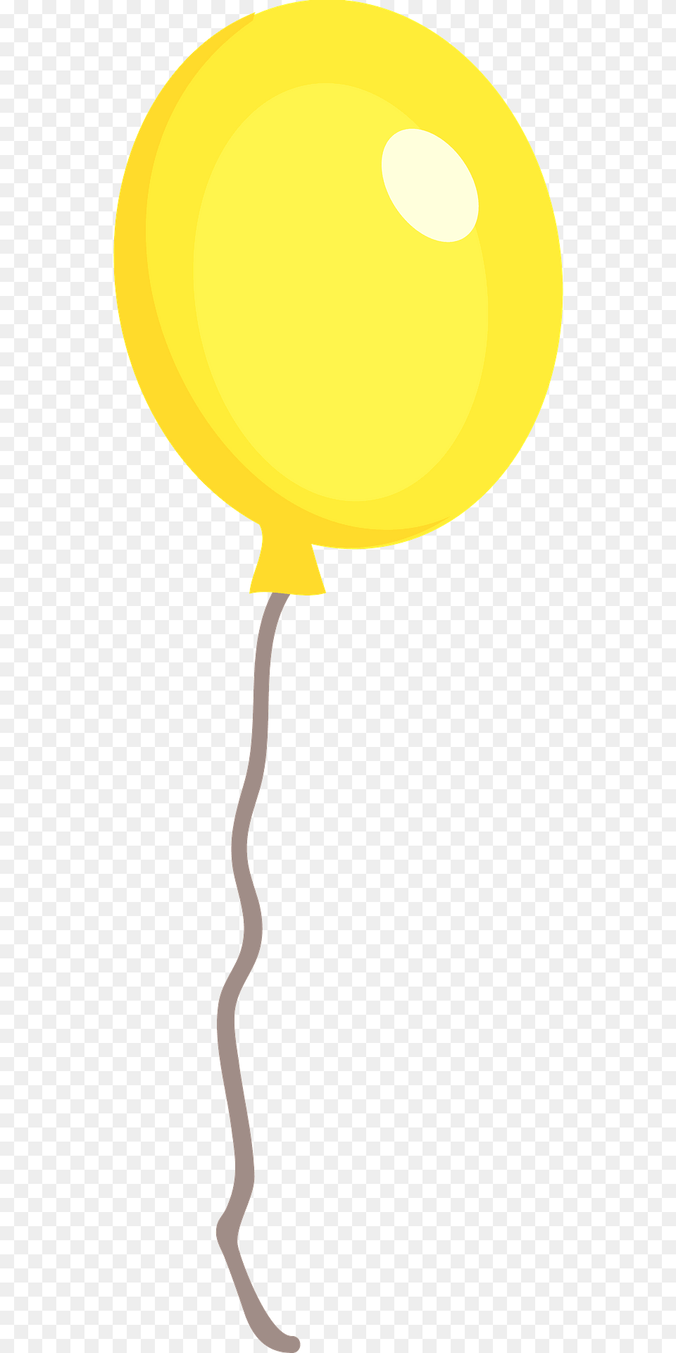 Yellow Balloon Clipart Free Png Download