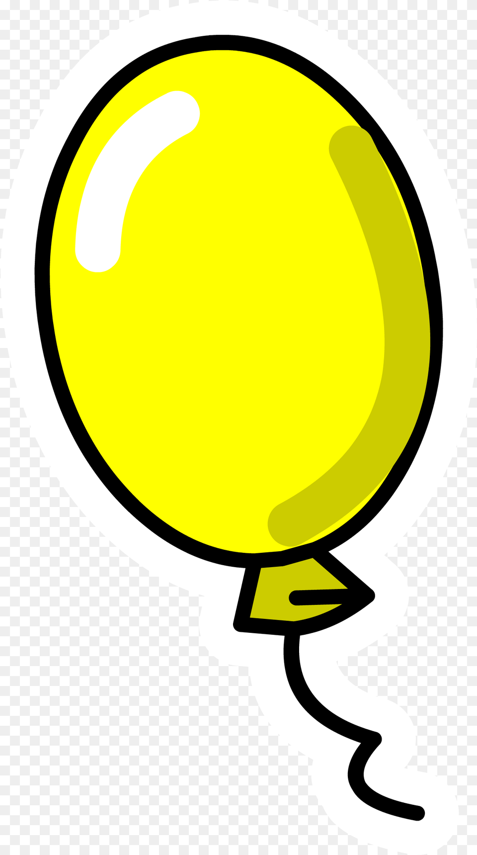 Yellow Balloon Clipart Yellow Balloon, Ammunition, Grenade, Weapon Free Png Download