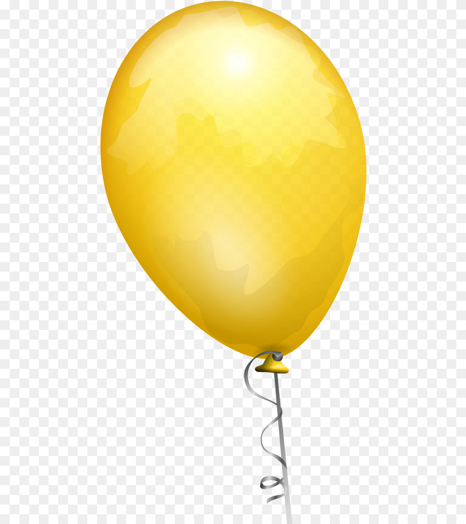 Yellow Balloon Gold Balloon Clipart Png