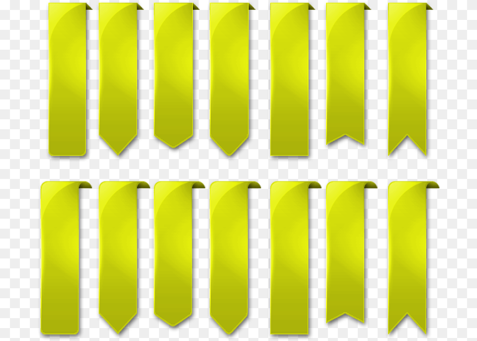 Yellow Banner Banner Transparente, Green, Accessories, Formal Wear, Tie Png