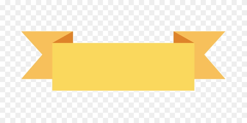 Yellow Banner Transparent Image Png