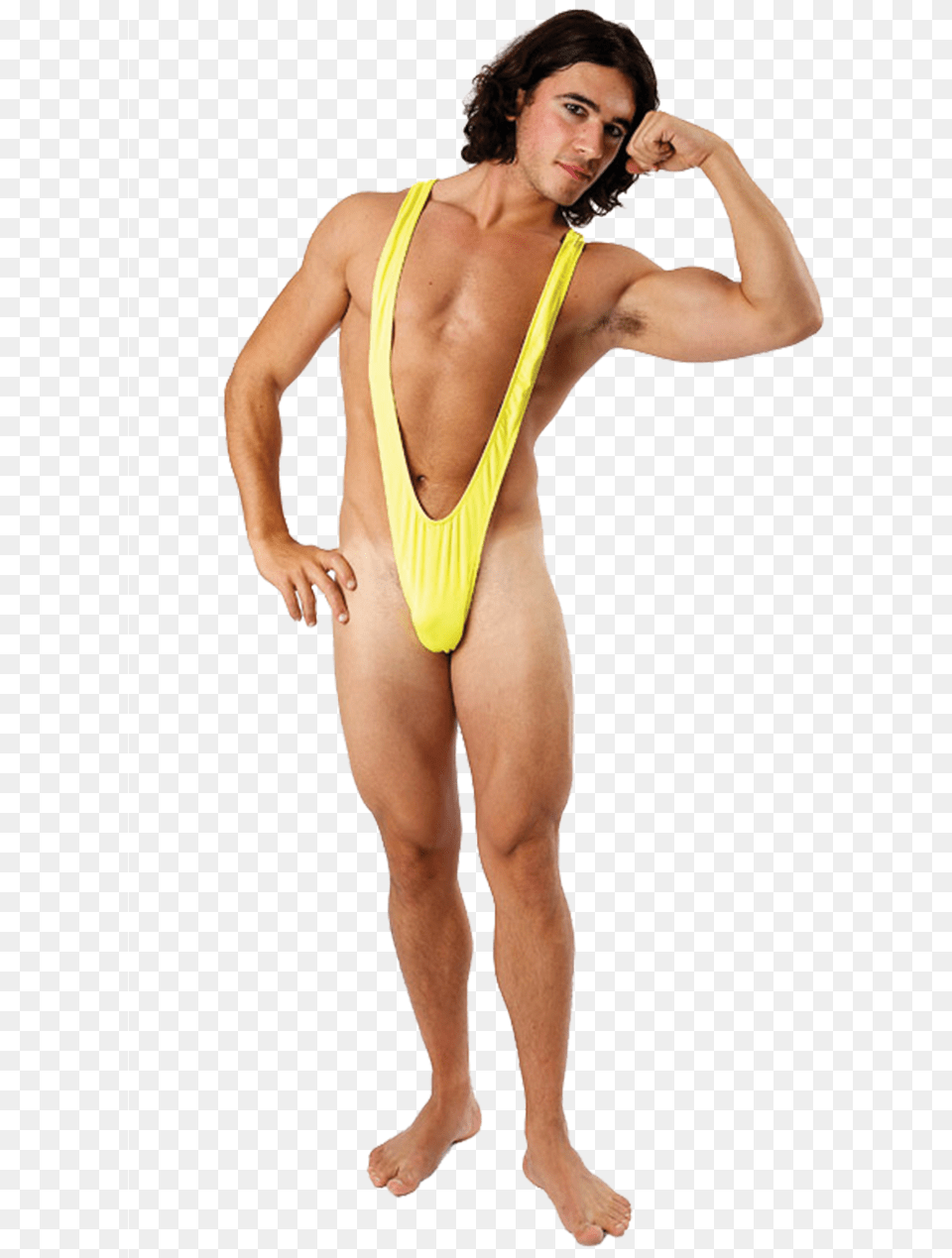 Yellow Bathing Suit Mens, Bikini, Swimwear, Clothing, Adult Free Png Download