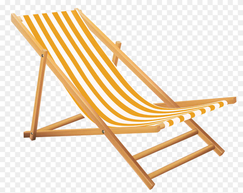 Yellow Beach Lounge Chair, Canvas, Crib, Furniture, Infant Bed Png