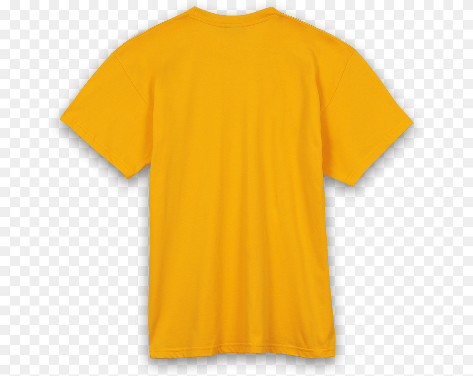 Yellow Bic Tee Ddpfrance Gold T Shirt V Neck, Clothing, T-shirt Free Png Download