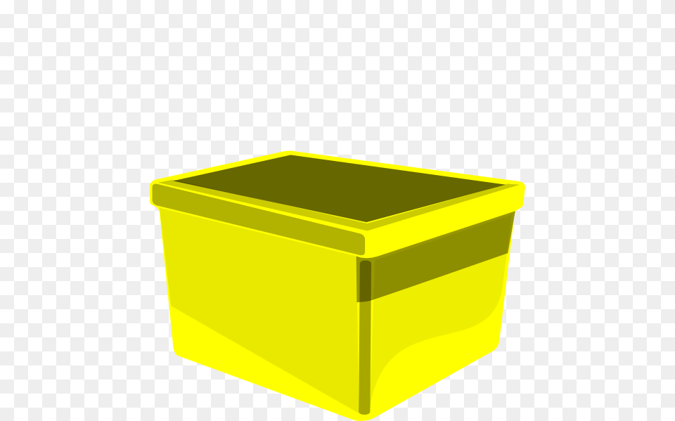 Yellow Bin Clip Art, Box, Plastic, Hot Tub, Tub Png
