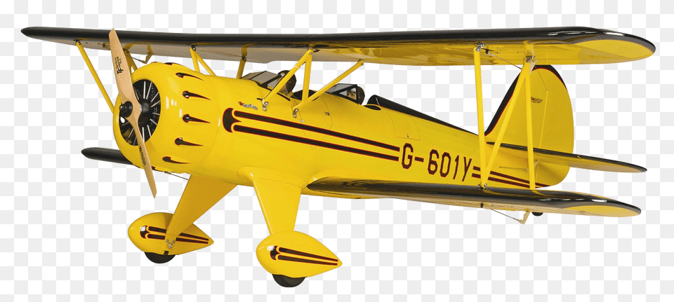 Yellow Biplane Airplane, Aircraft, Transportation, Vehicle Free Png