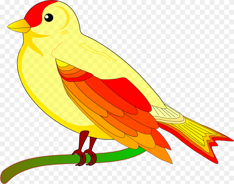 Yellow Bird Clipart Png4u Bird Animated, Animal, Canary Png Image