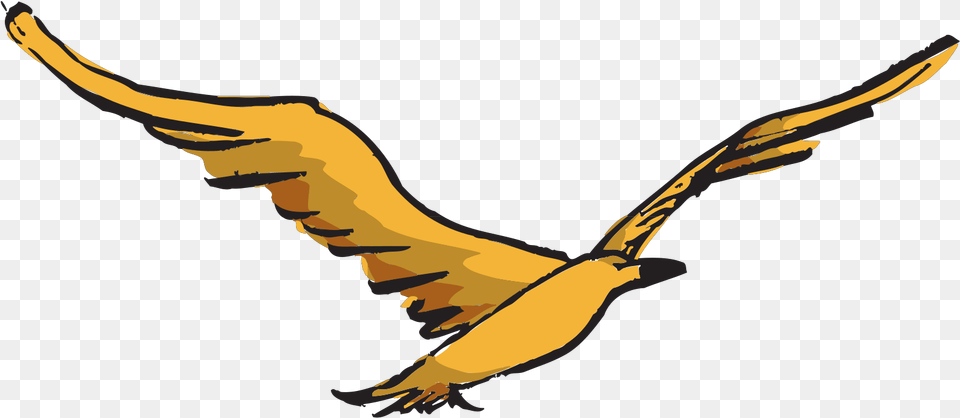 Yellow Bird Flying Clip Art, Animal, Kite Bird, Vulture, Person Free Transparent Png