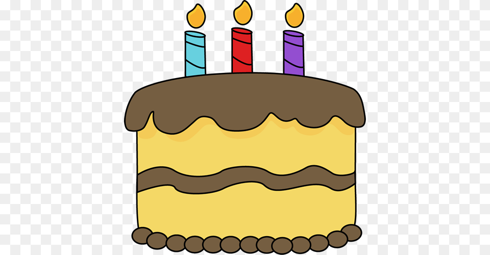 Yellow Birthday Cake Clip Art, Birthday Cake, Cream, Dessert, Food Free Png Download
