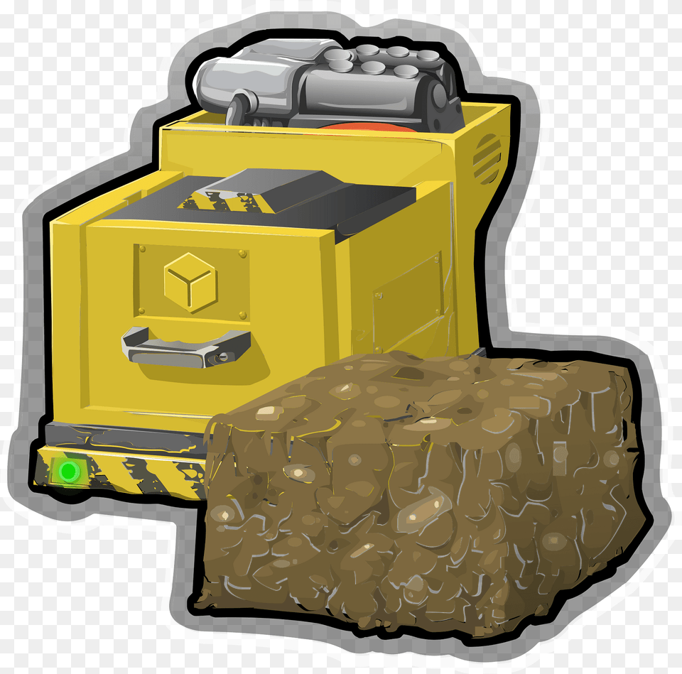 Yellow Block Making Machine Clipart, Plant, Tree, First Aid Free Transparent Png