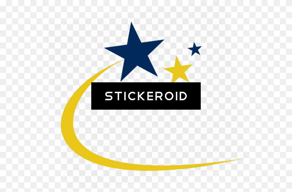 Yellow Blue Shooting Star Download Flag, Star Symbol, Symbol Png Image