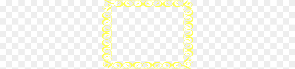 Yellow Border Frame Clip Art, Graphics, Pattern, Floral Design, Home Decor Free Png