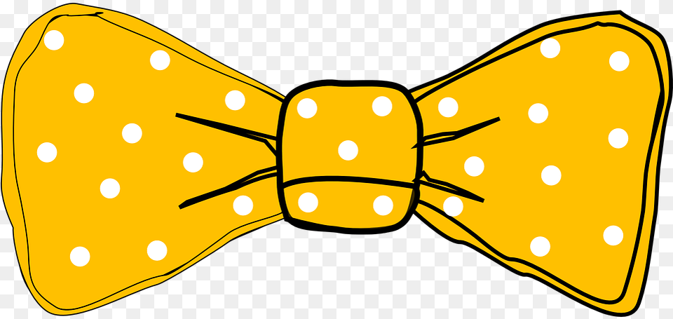 Yellow Bow Tie Clipart, Accessories, Formal Wear, Bow Tie, Pattern Png
