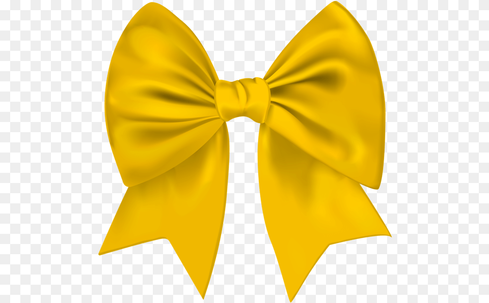 Yellow Bow Transparent Transparent Background Yellow Ribbon Bow, Accessories, Formal Wear, Tie, Bow Tie Png Image