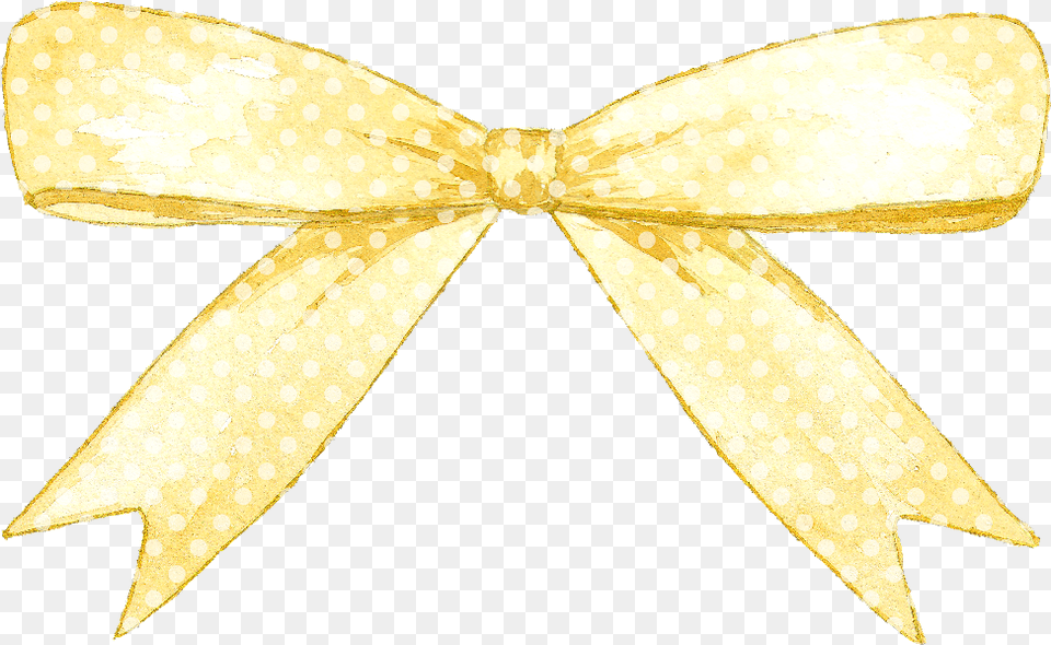 Yellow Bow Vintage Gold, Accessories, Formal Wear, Tie, Bow Tie Free Png Download
