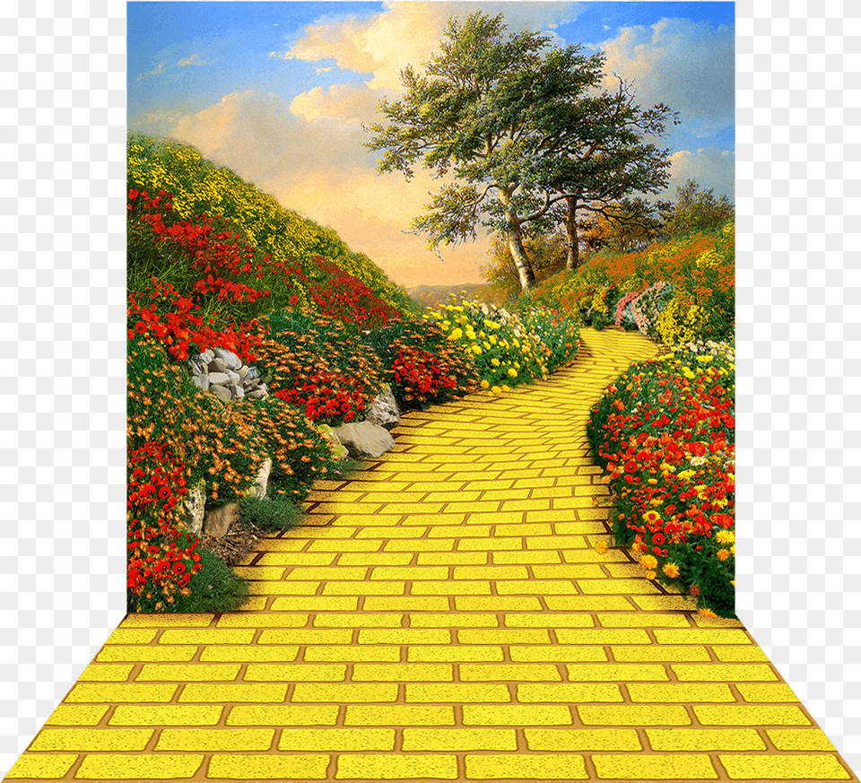 Yellow Brick Road Download Yellow Brick Road, Walkway, Plant, Path, Park Free Png