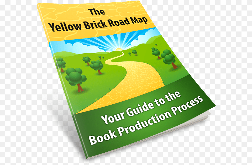 Yellow Brick Road Map To The Book Production Process Billys World, Advertisement, Poster, Publication, Disk Free Transparent Png