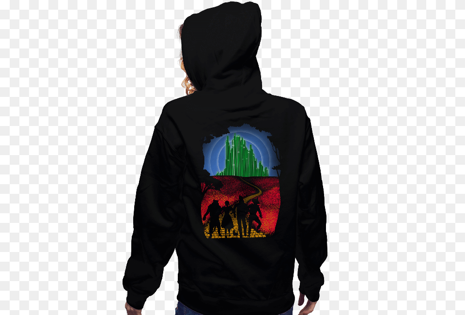 Yellow Brick Road The Worlds Favorite Shirt Shop Shirtpunch, Clothing, Hood, Hoodie, Knitwear Png Image