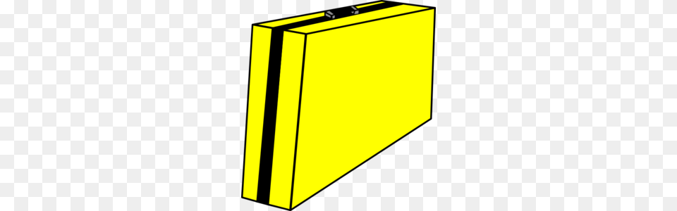 Yellow Briefcase No Shadow Clip Art, Bag, White Board Free Transparent Png