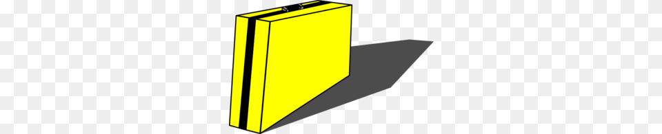 Yellow Briefcase With Black Stripe Clip Art, Bag Free Png Download