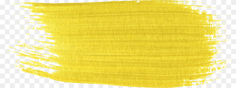 Yellow Brush Stroke, Home Decor, Linen, Paper Free Png Download