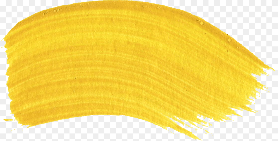 Yellow Brush Stroke Free Png