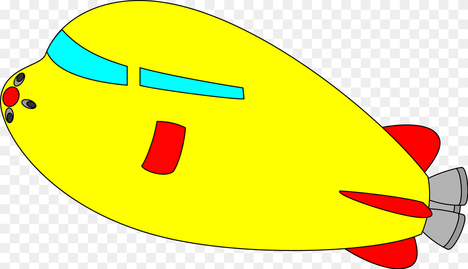 Yellow Bubble Rocket Clipart, Aircraft, Transportation, Vehicle, Airship Png Image