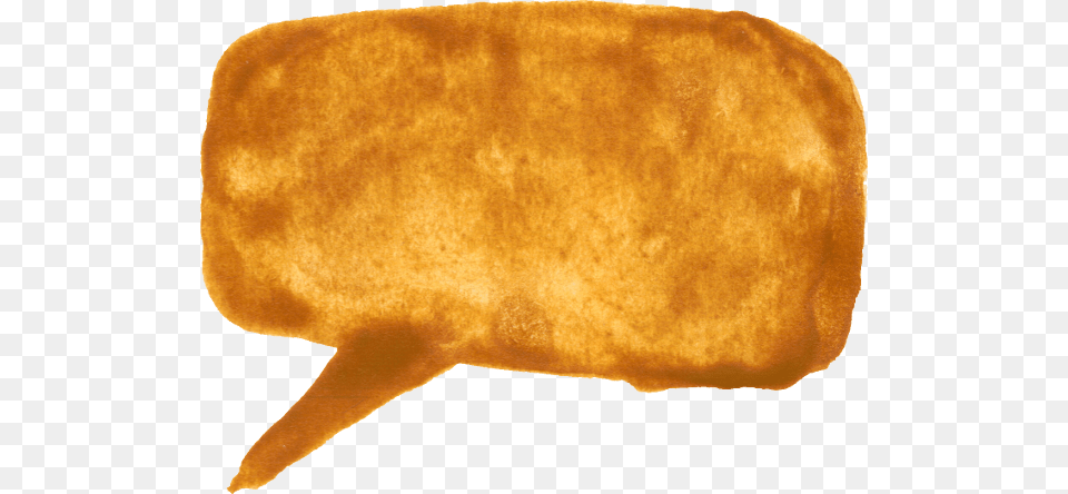 Yellow Bubble Speech, Bread, Food, Toast Free Transparent Png