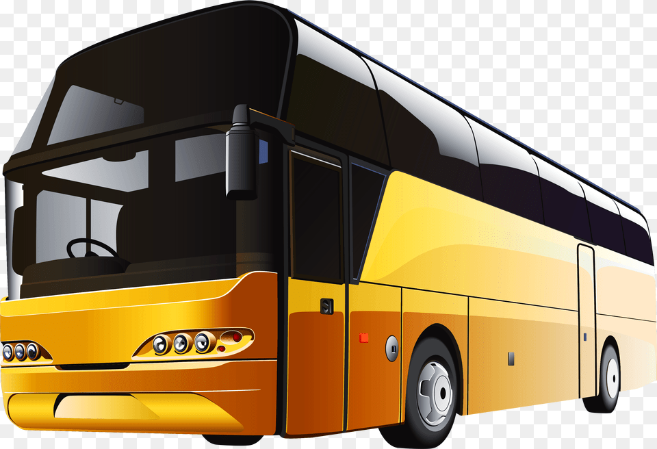 Yellow Bus Clipart Bus Clipart, Transportation, Vehicle, Tour Bus Free Png Download