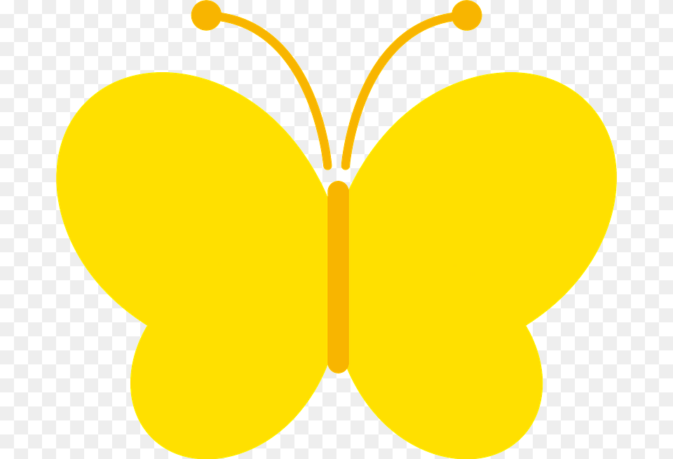 Yellow Butterfly Insect Clipart, Flower, Petal, Plant Png