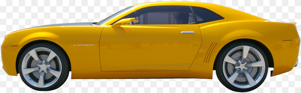 Yellow Camaro Transparent Background Car On Transparent Background, Alloy Wheel, Vehicle, Transportation, Tire Free Png